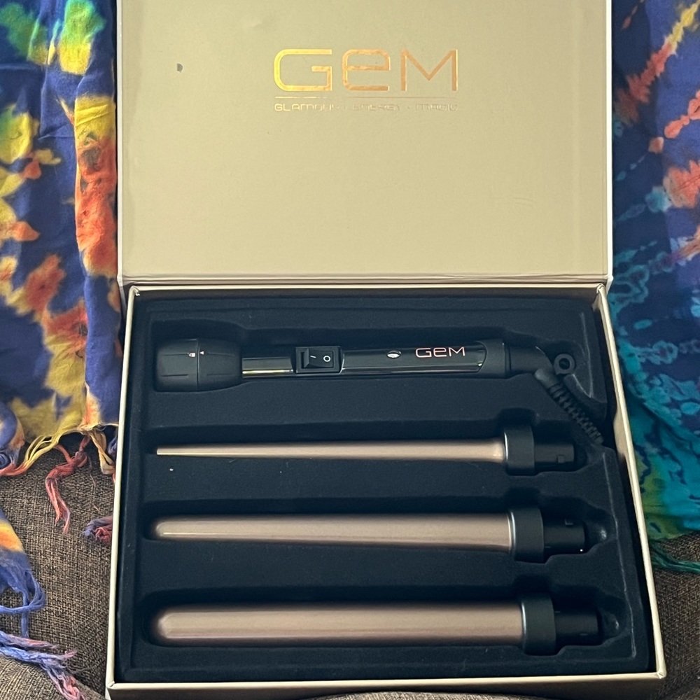 Gem 3 in 1 curl designer professional ceramic curler styling iron